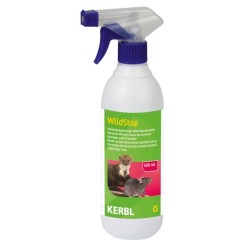 Spray împotriva dihorilor, jderilor, șoarecilor, șobolanilor, Wild Stop, 500 ml, KERBL, Germania