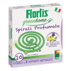 Spirale aromatice anti țânțari, 10 spirale - Flortis 