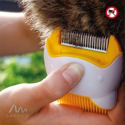 Pieptene electric pentru îndepărtarea puricilor pentru câini și pisici GARDIGO FLOH-KAMM BZZZ
