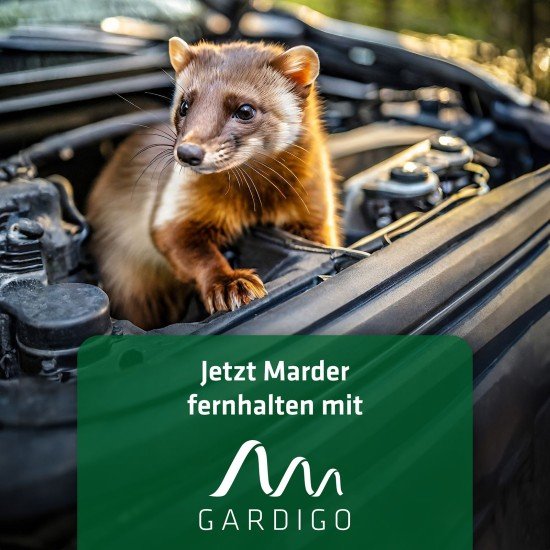 Aparat universal cu ultrasunete împotriva jderilor, șoarecilor și șobolanilor, pentru automobil și pod, cu acoperire de până la 60 m², Gardigo Flex