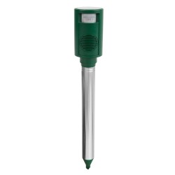 Dispozitiv cu ultrasunete și senzor de mișcare pentru alungarea păsărilor și a animalelor sălbatice, 70 mp, Flortis Dispozitiv cu ultrasunete și senzor de mișcare pentru alungarea păsărilor și a animalelor sălbatice, 70 mp, Flortis